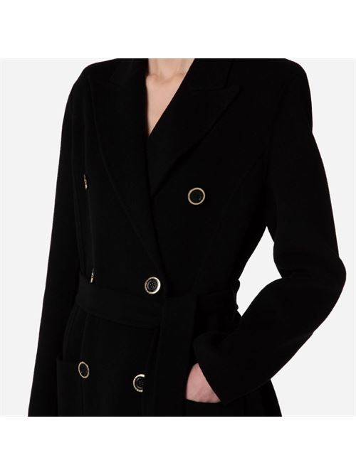 Straight cut pure wool coat ELISABETTA FRANCHI | CP43D36E2.110